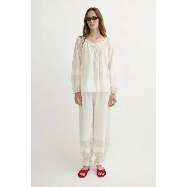 Posse Pearl Pants – sustainable Pants in White from Australian designer at Coveti.