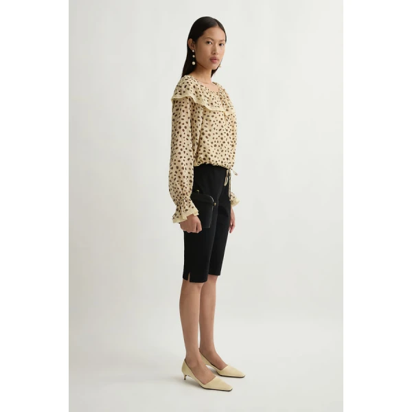 Posse Priscilla Blouse – sustainable Tops in Beige from Australian designer at Coveti.