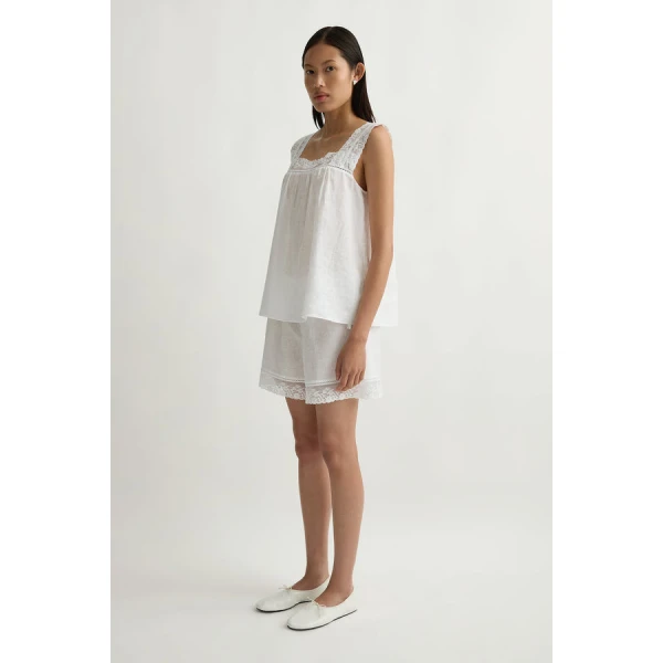 Posse Veronica Top – sustainable Tops in White from Australian designer at Coveti.
