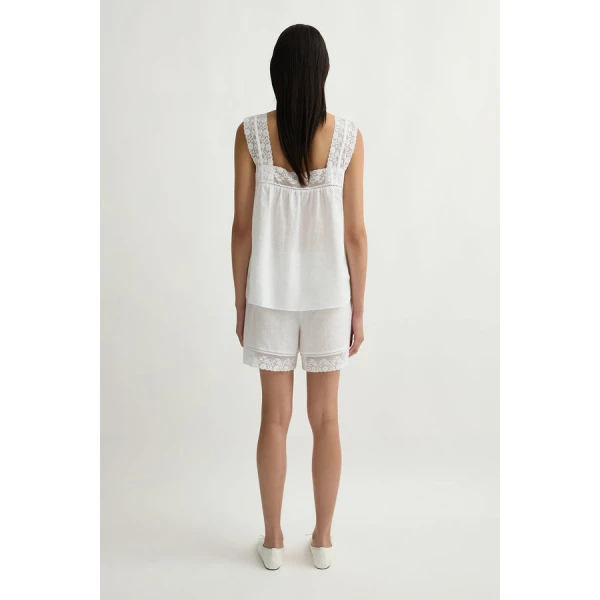 Posse Veronica Top – sustainable Tops in White from Australian designer at Coveti.