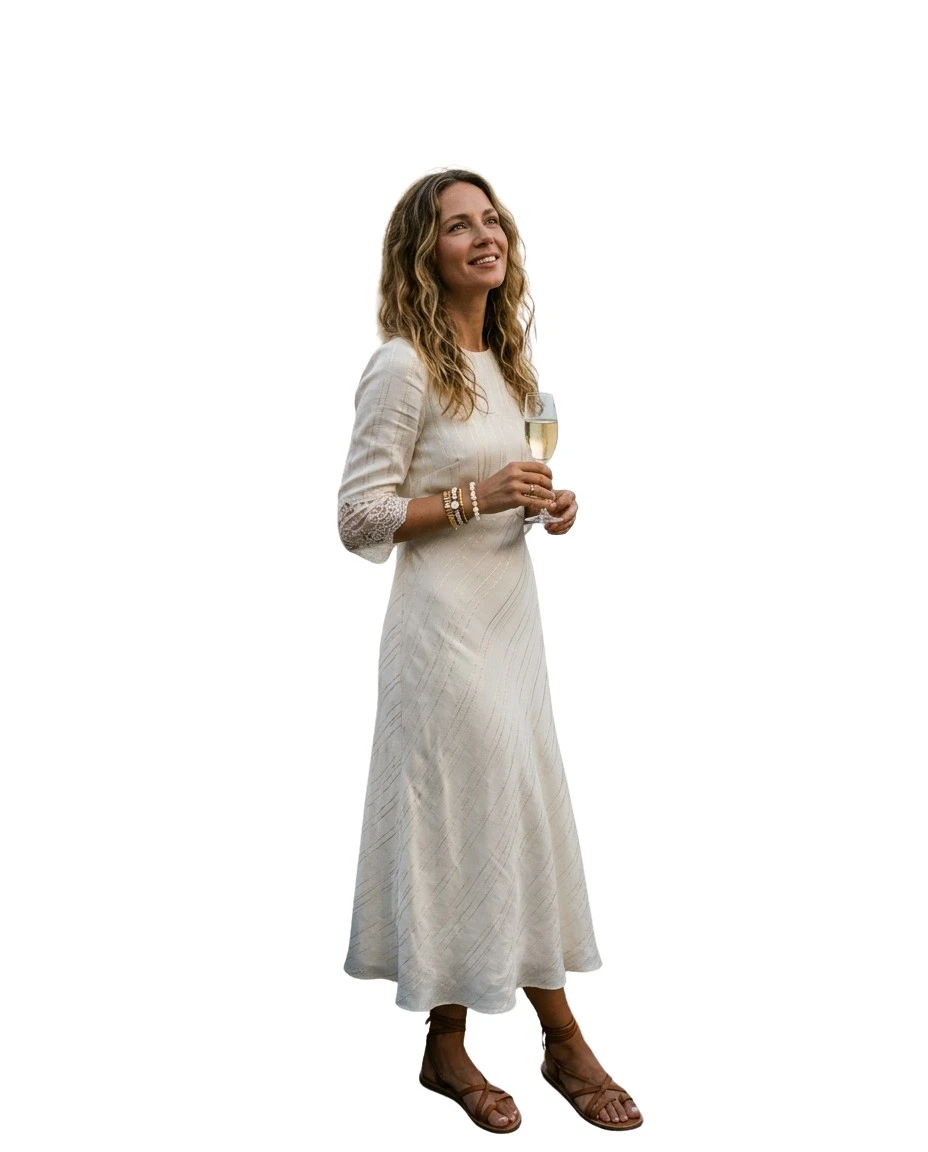 Gemma Deeks Style Guide: Resort chic Anniversary in Amalfi Coast Summer 2026