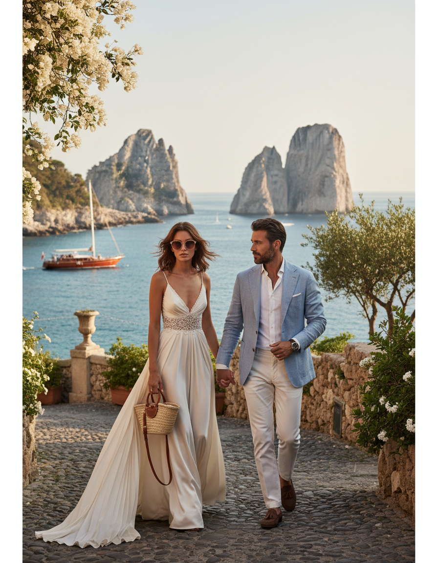 Gemma Deeks Style Guide: Resort chic Anniversary in Capri Summer 2026