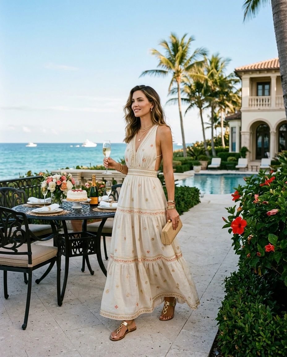 Gemma Deeks Style Guide: Resort chic Anniversary in Florida Summer 2026