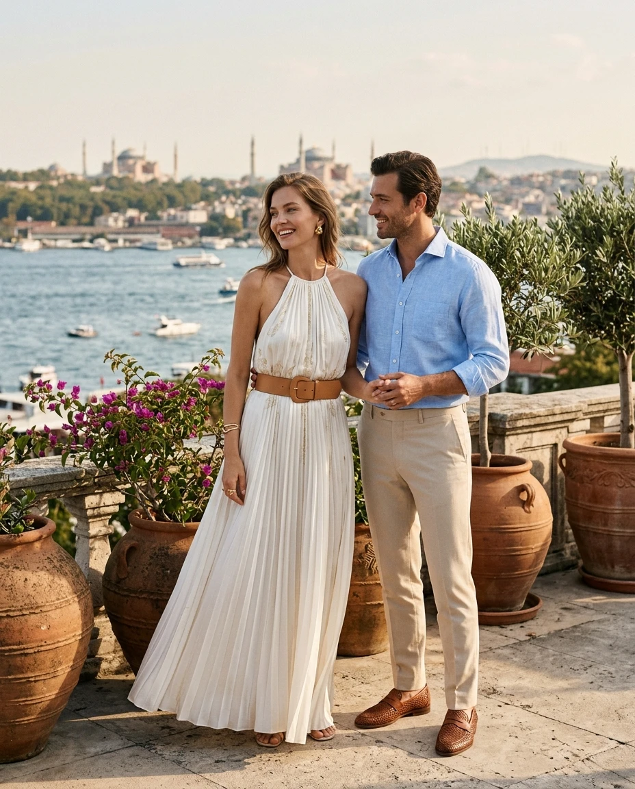 Gemma Deeks Style Guide: Resort chic Anniversary in Istanbul Summer 2026