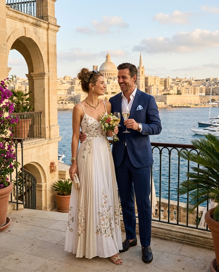 Gemma Deeks Style Guide: Resort chic Anniversary in Malta Summer 2026