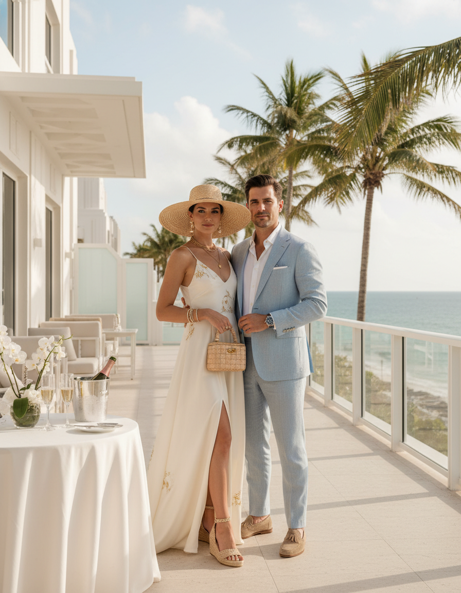 Gemma Deeks Style Guide: Resort chic Anniversary in Miami Summer 2026