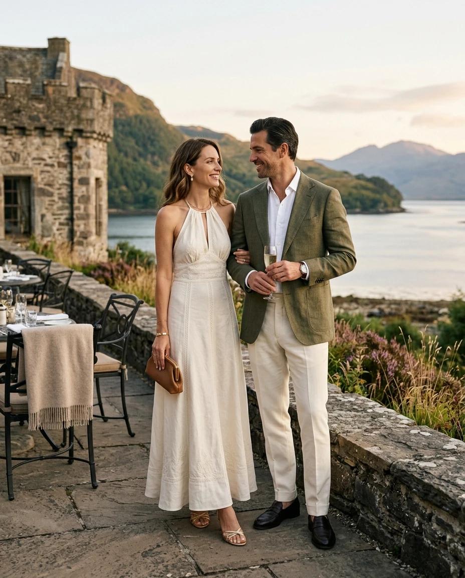 Gemma Deeks Style Guide: Resort chic Anniversary in Scotland Summer 2026
