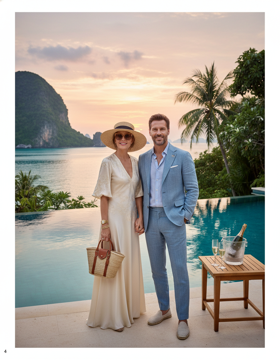 Gemma Deeks Style Guide: Resort chic Anniversary in Thailand Summer 2026