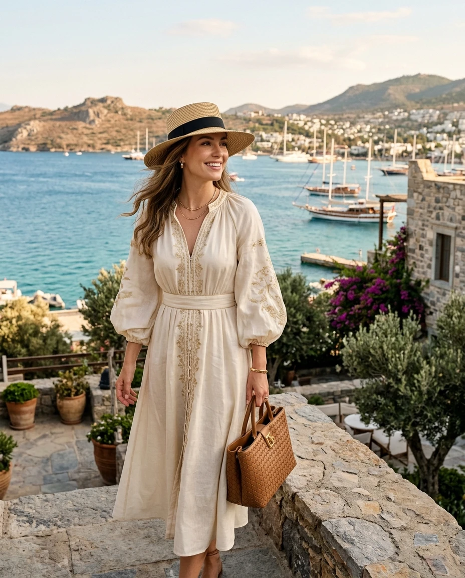 Gemma Deeks Style Guide: Resort chic Anniversary in Turkey Summer 2026