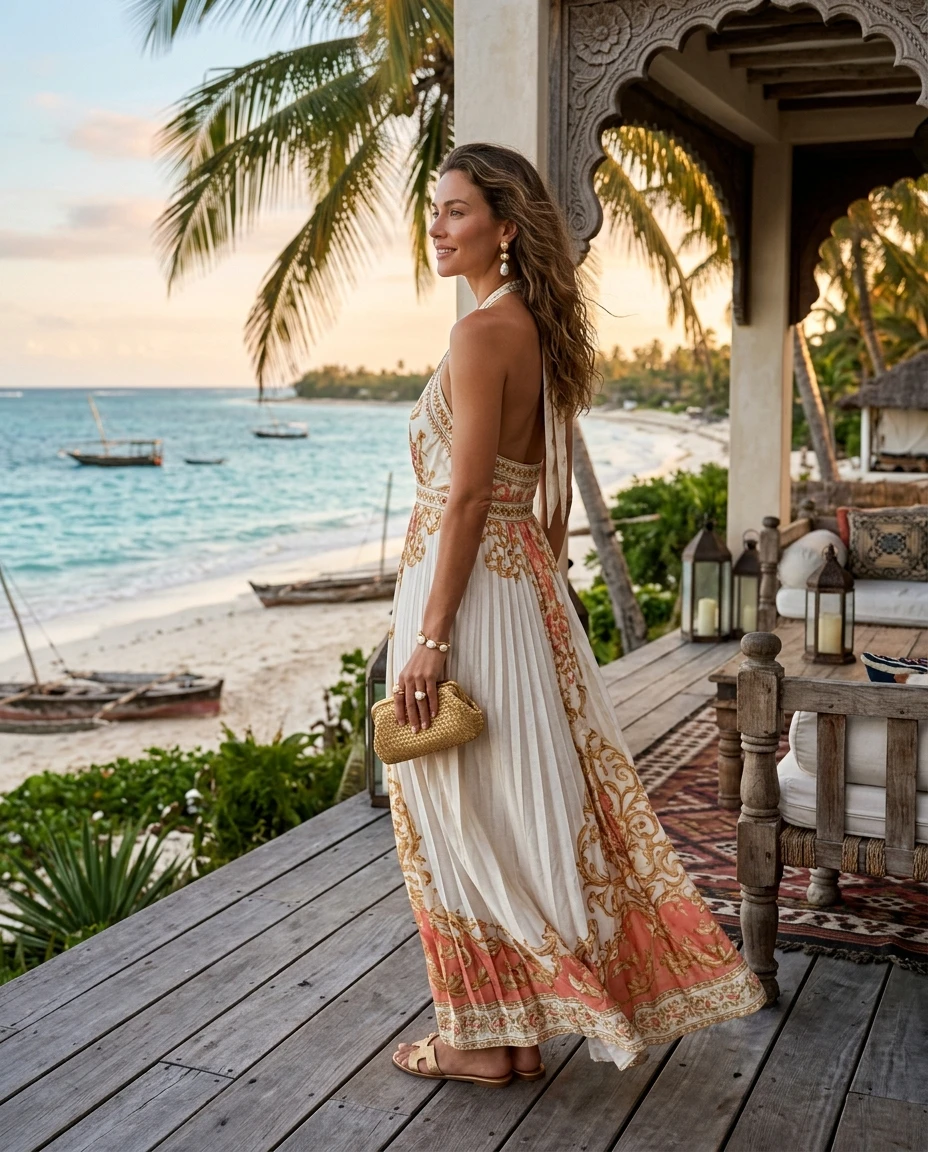 Gemma Deeks Style Guide: Resort chic Anniversary in Zanzibar Summer 2026