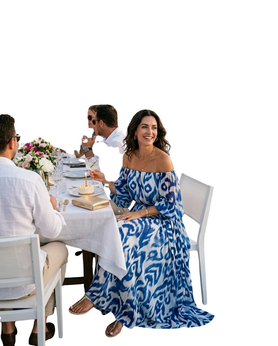 Gemma Deeks Style Guide: Resort chic Birthday in Greece Summer 2026