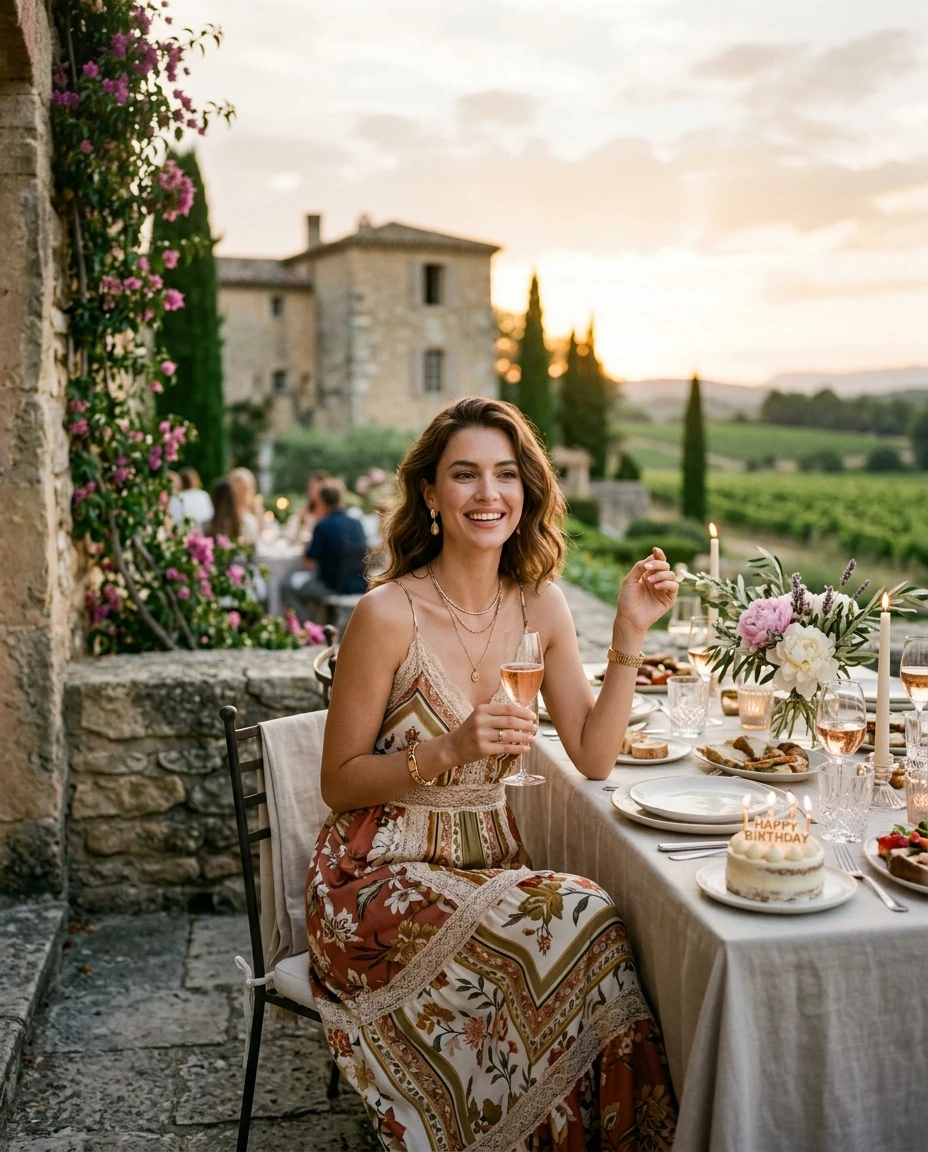 Gemma Deeks Style Guide: Resort chic Birthday in Provence France Summer 2026