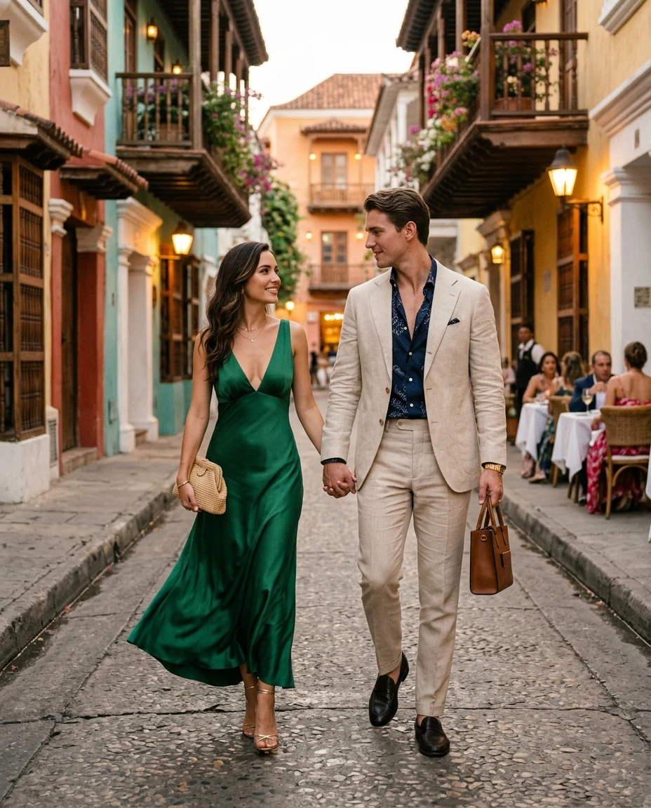 Gemma Deeks Style Guide: Resort chic Date night in Colombia Summer 2026