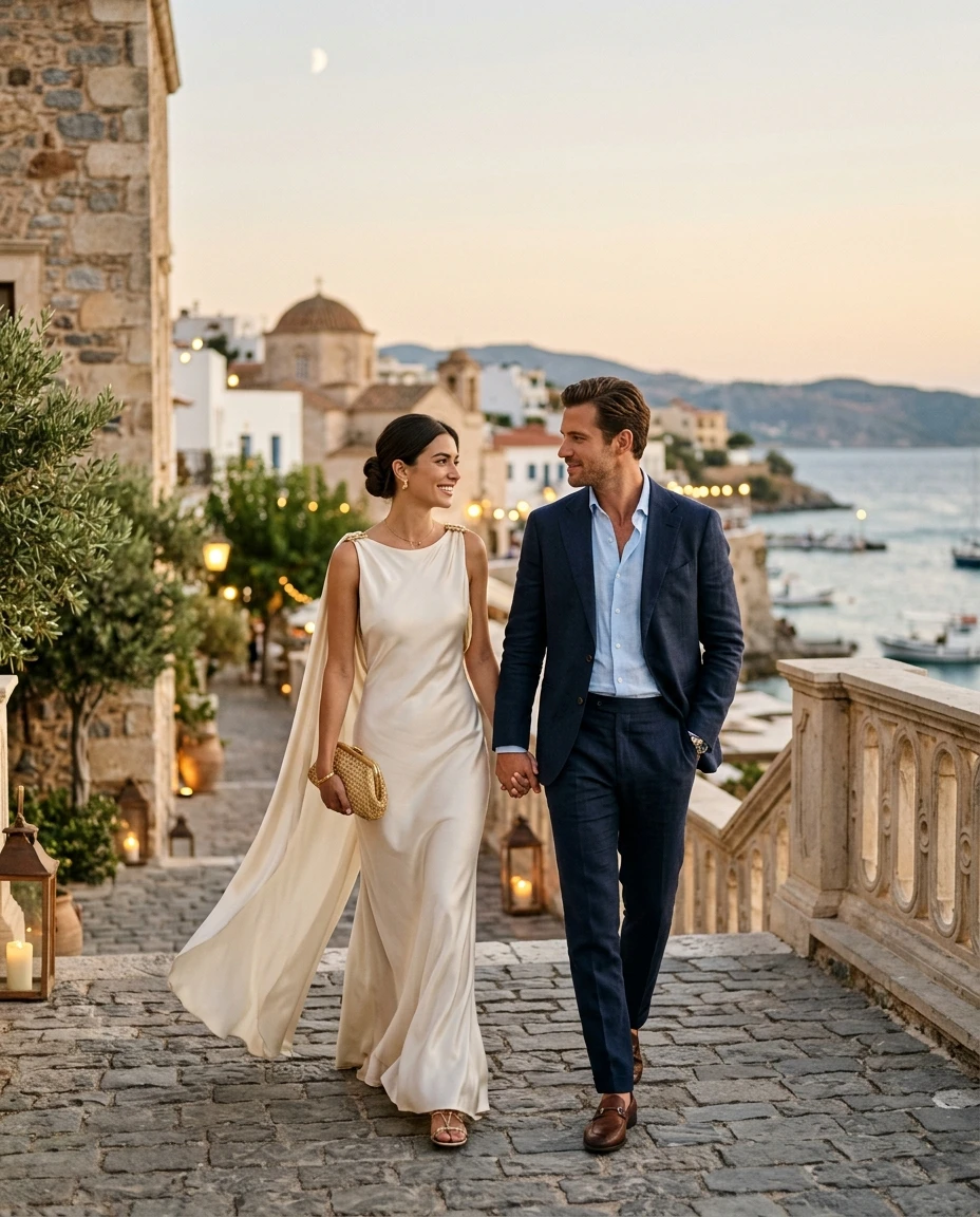 Gemma Deeks Style Guide: Resort chic Date night in Crete Summer 2026