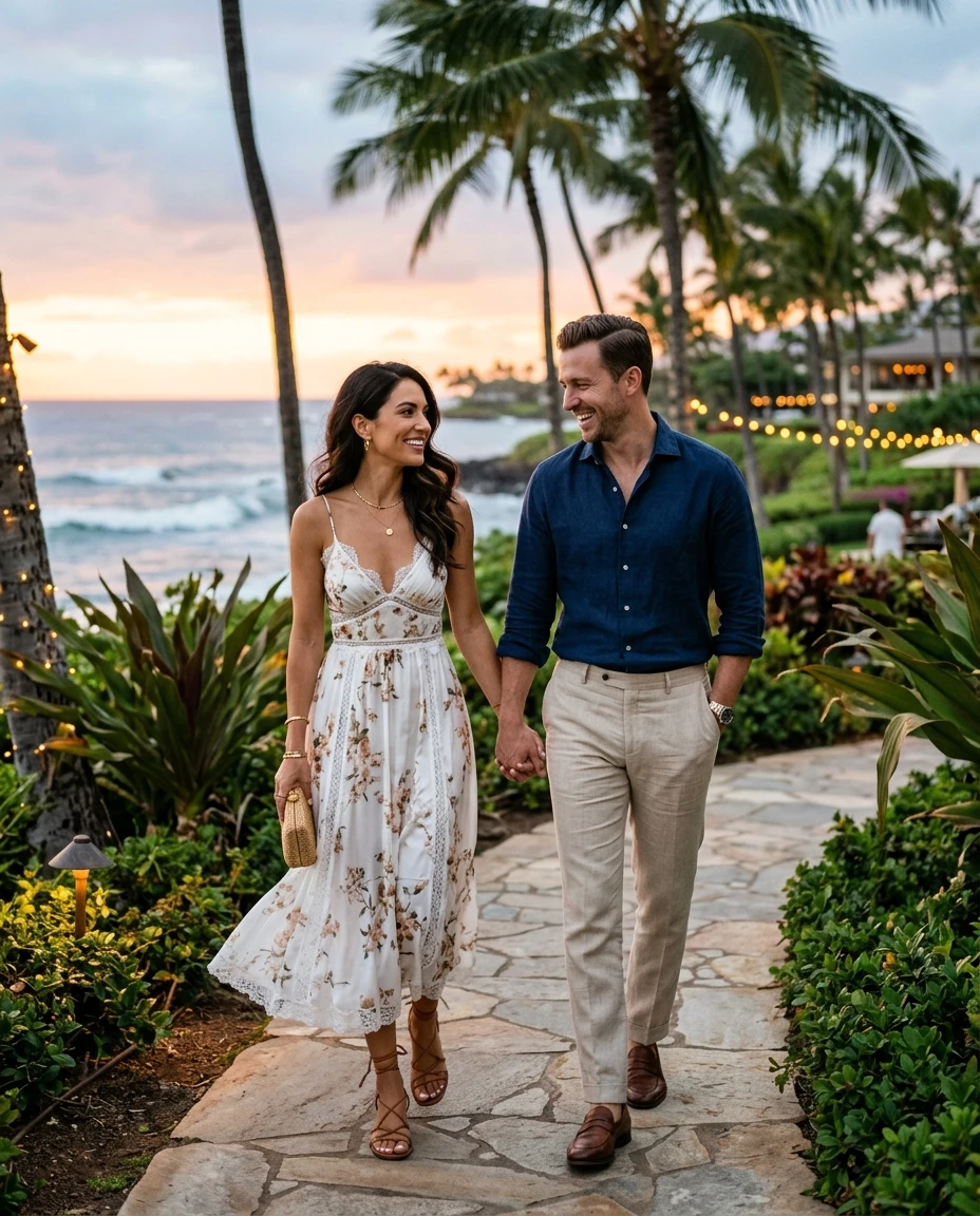 Gemma Deeks Style Guide: Resort chic Date night in Hawaii Summer 2026