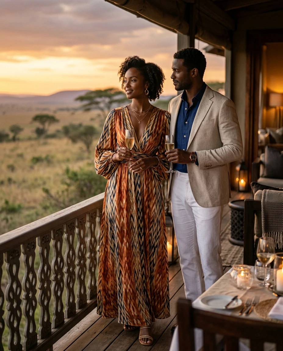 Gemma Deeks Style Guide: Resort chic Date night in Kenya Summer 2026