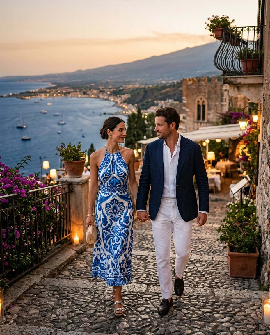 Gemma Deeks Style Guide: Resort chic Date night in Sicily Summer 2026