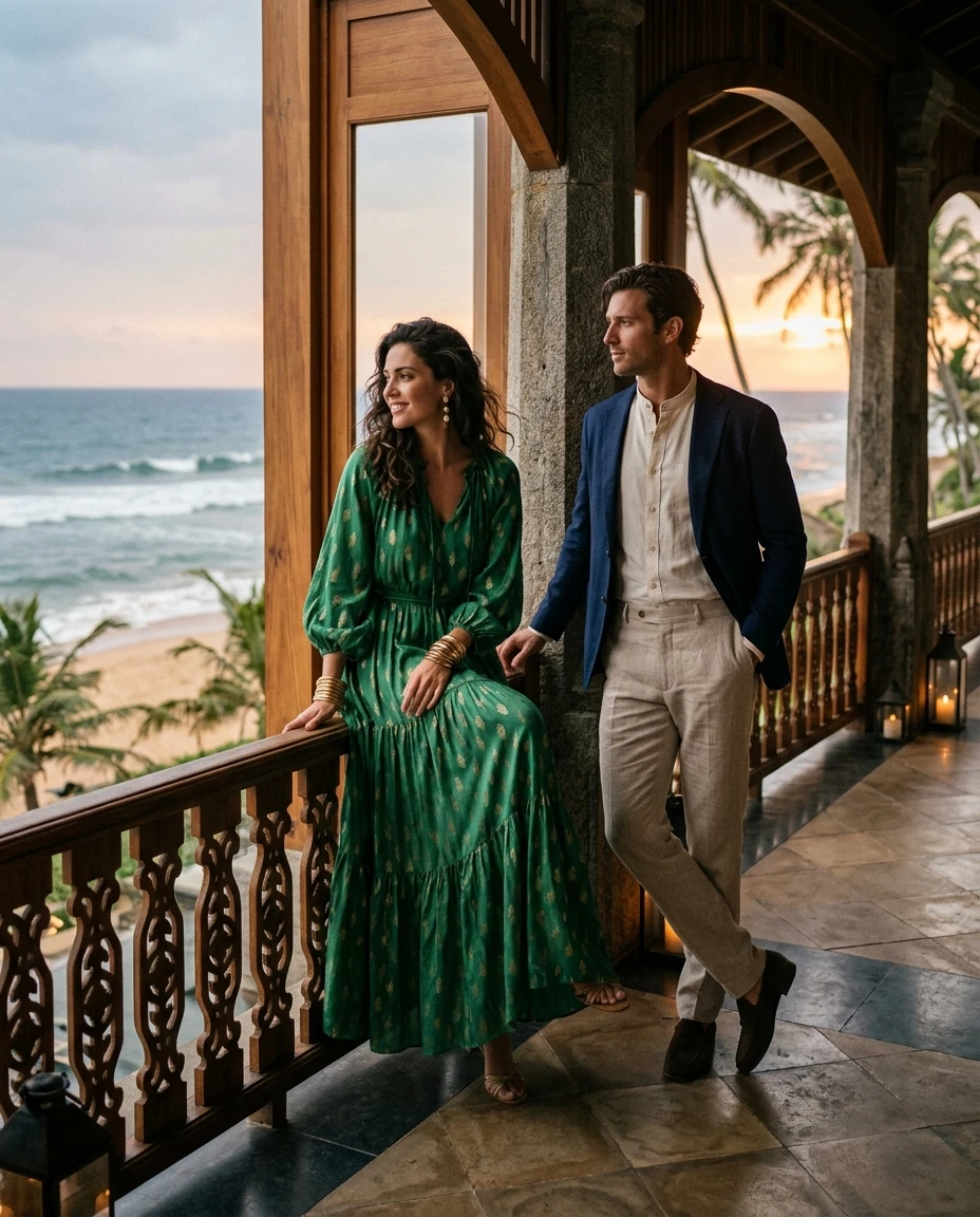 Gemma Deeks Style Guide: Resort chic Date night in Sri Lanka Summer 2026