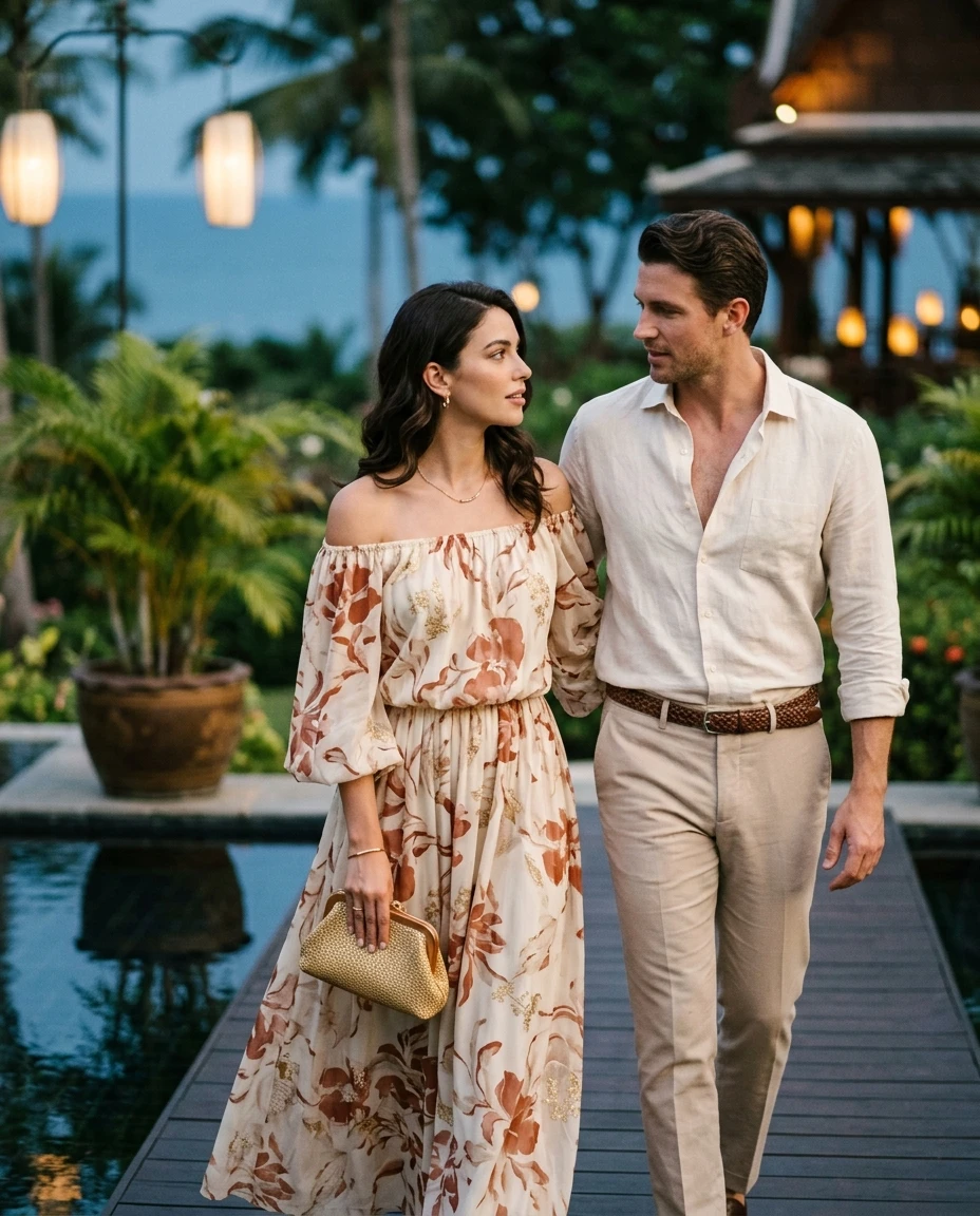 Gemma Deeks Style Guide: Resort chic Date night in Thailand Summer 2026
