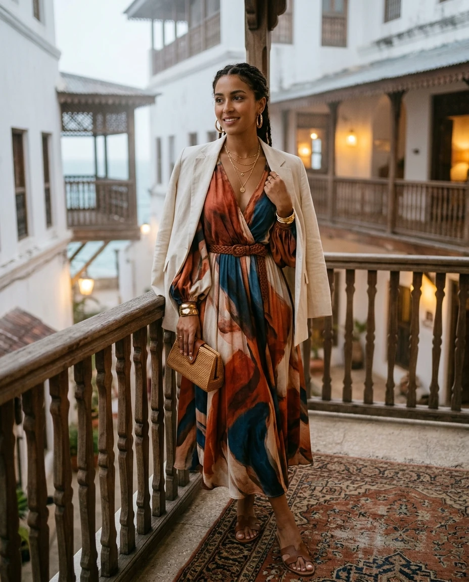 Gemma Deeks Style Guide: Resort chic Date night in Zanzibar Summer 2026