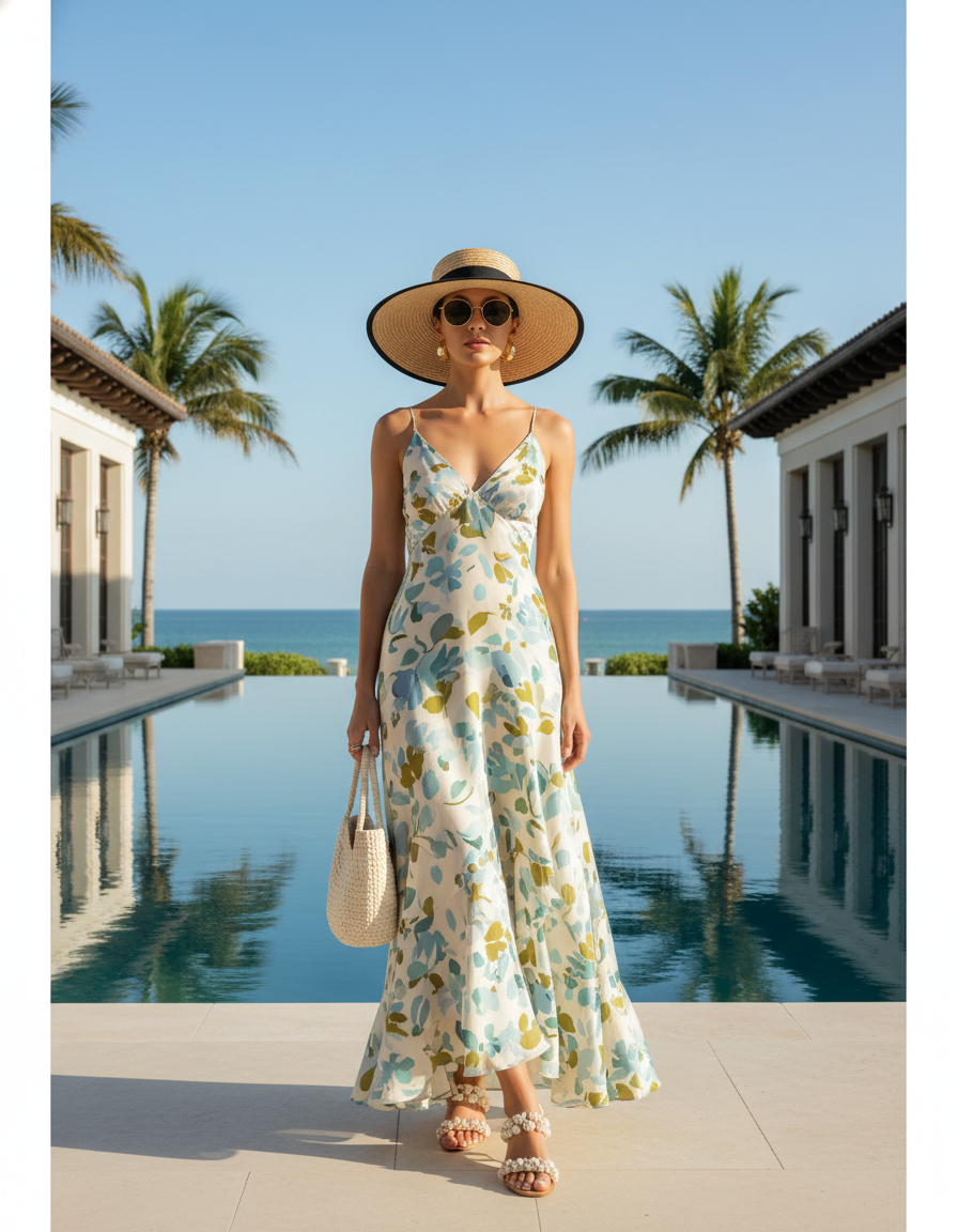 Gemma Deeks Style Guide: Resort chic Designer Summer Dresses in Florida Summer 2026