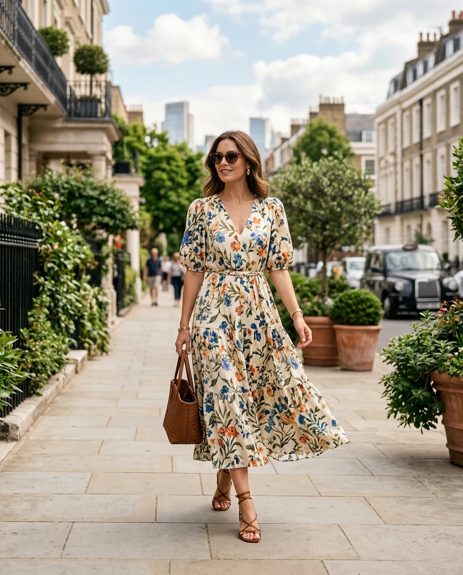 Gemma Deeks Style Guide: Resort chic Designer Summer Dresses in London Summer 2026
