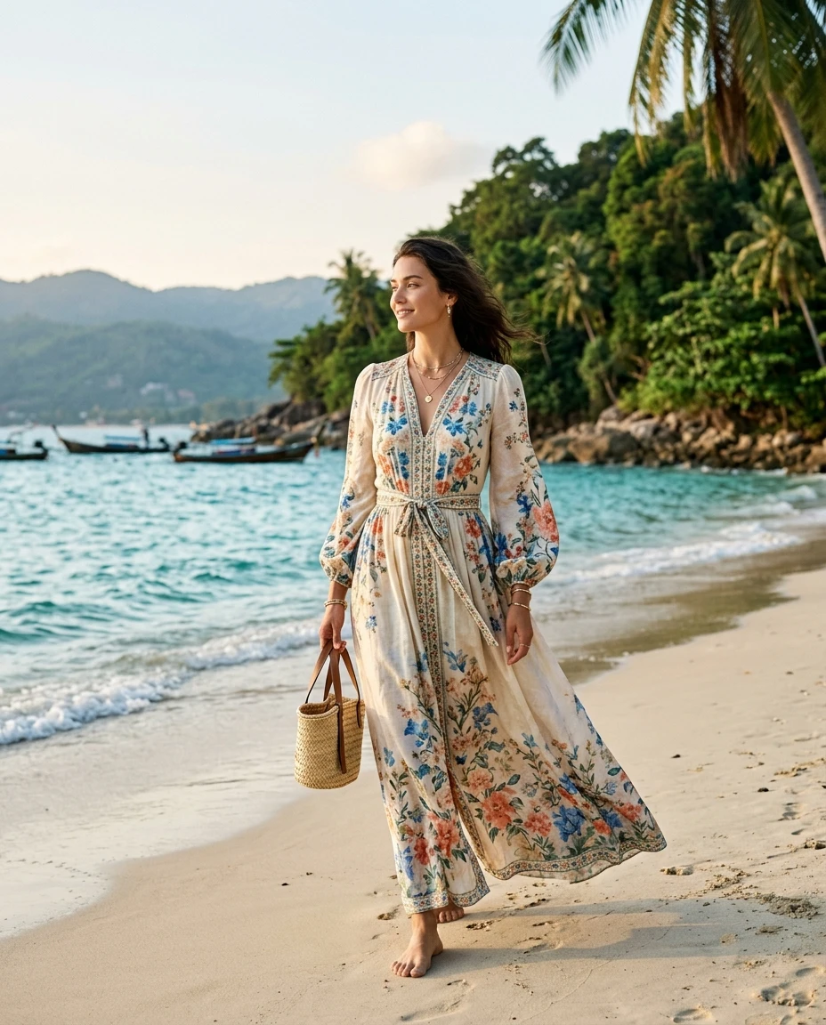 Gemma Deeks Style Guide: Resort chic Designer Summer Dresses in Phuket Summer 2026