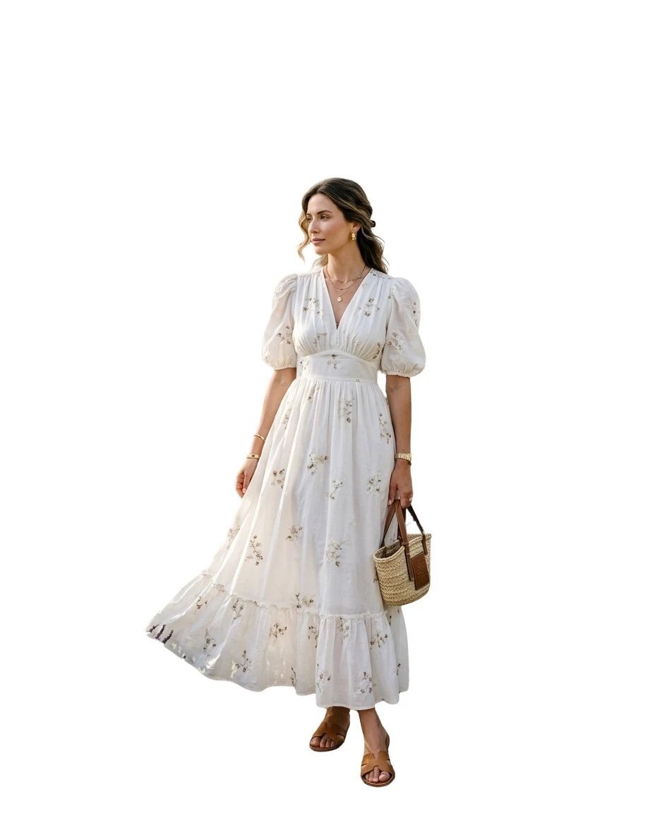 Gemma Deeks Style Guide: Resort chic Designer Summer Dresses in Provence France Summer 2026