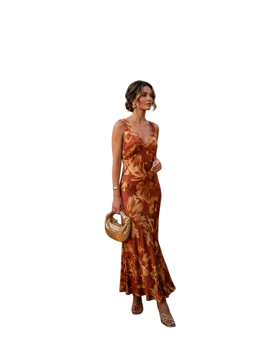 Gemma Deeks Style Guide: Resort chic dinner outfit in Montenegro Summer 2026