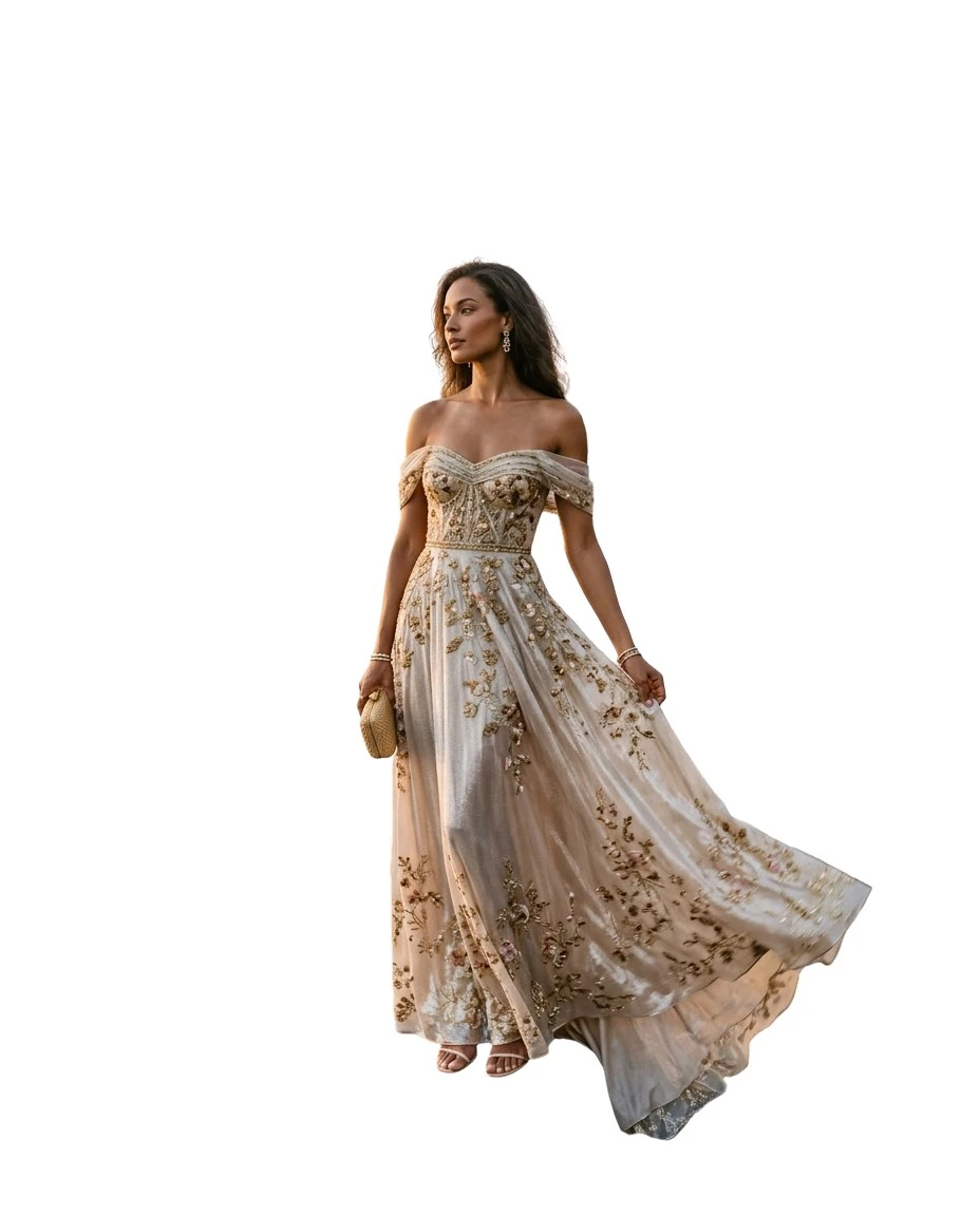 Gemma Deeks Style Guide: Resort chic gala gown in Hawaii Summer 2026