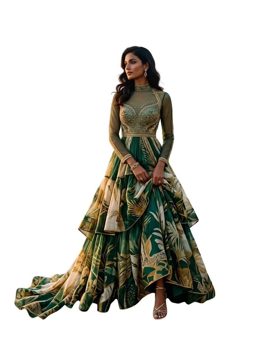 Gemma Deeks Style Guide: Resort chic gala gown in Sri Lanka Summer 2026