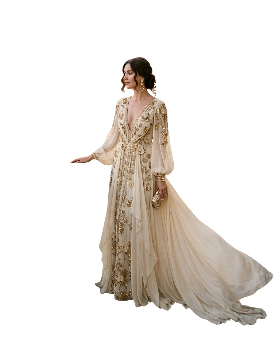 Gemma Deeks Style Guide: Resort chic gala gown in Venice Summer 2026