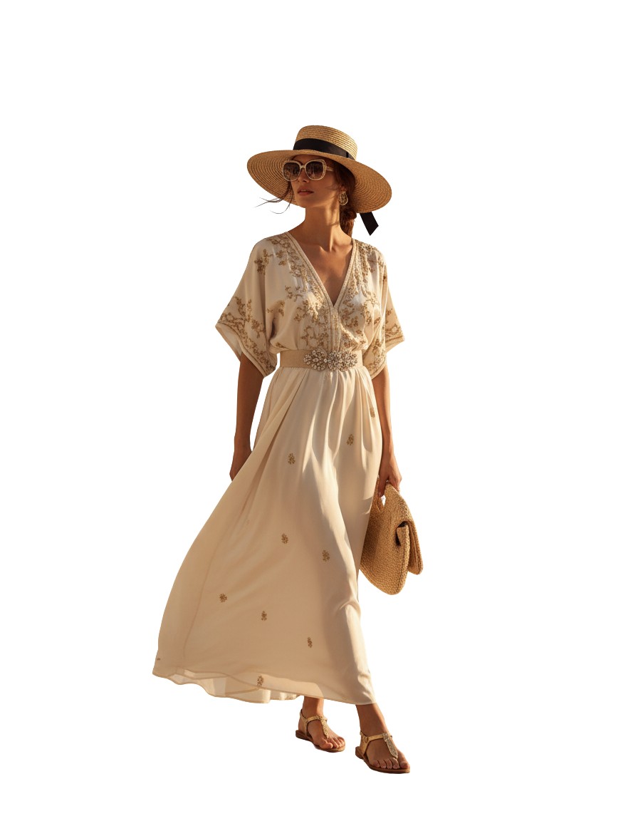 Gemma Deeks Style Guide: Resort chic Holiday parties in Cancun Summer 2026