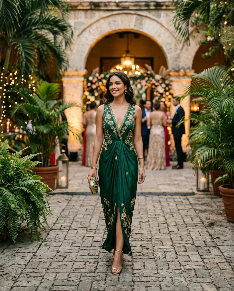 Gemma Deeks Style Guide: Resort chic Holiday parties in Colombia Summer 2026