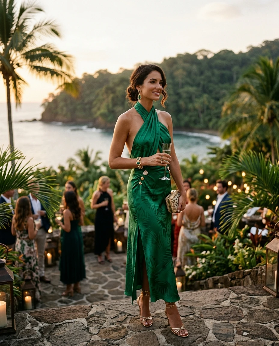Gemma Deeks Style Guide: Resort chic Holiday parties in Costa Rica Summer 2026