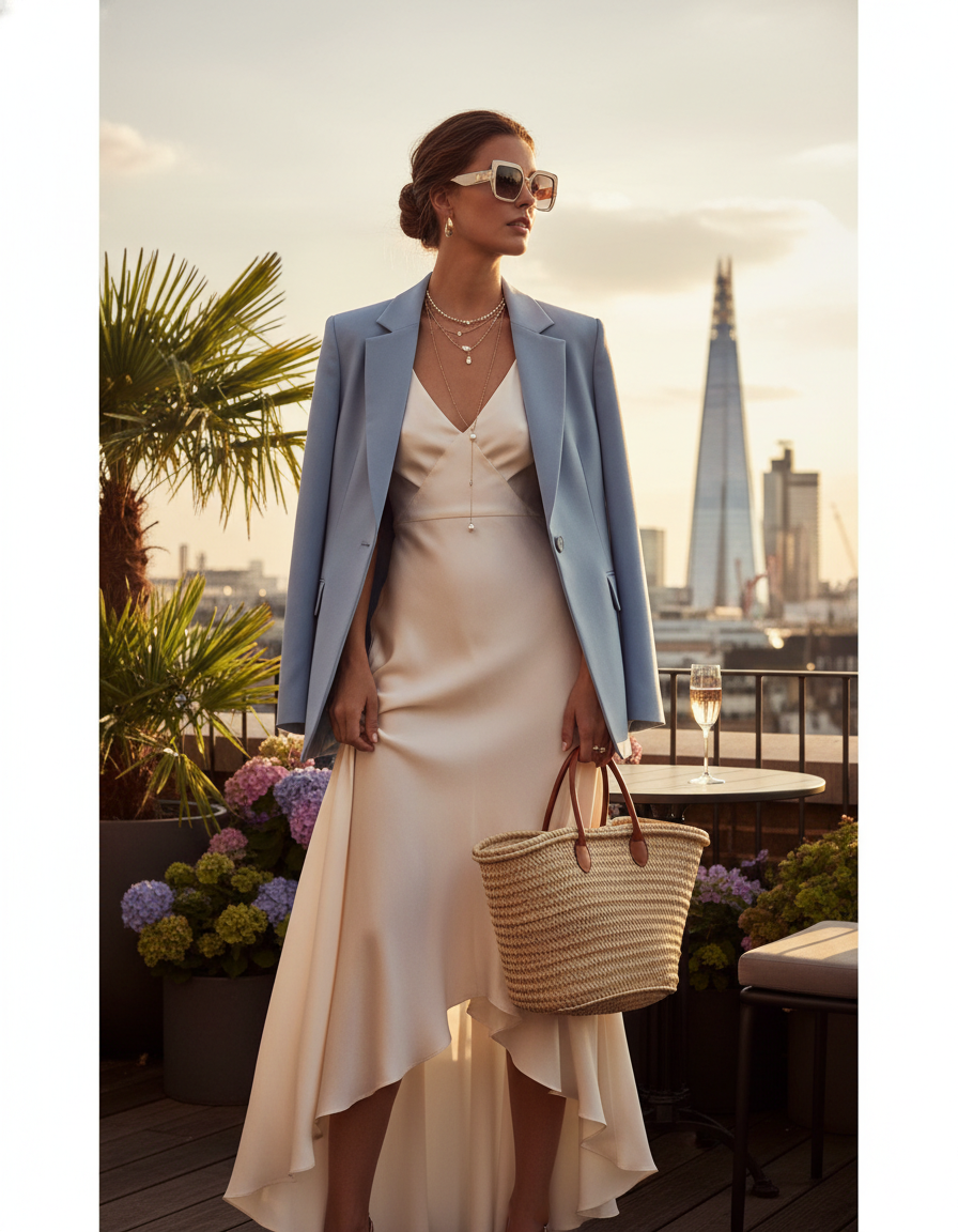 Gemma Deeks Style Guide: Resort chic Holiday parties in London Summer 2026