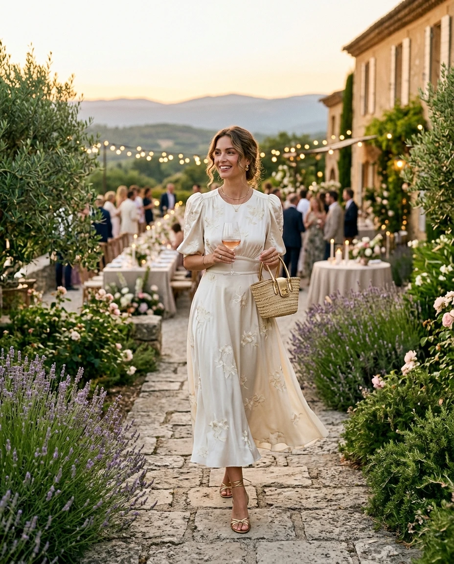Gemma Deeks Style Guide: Resort chic Holiday parties in Provence France Summer 2026