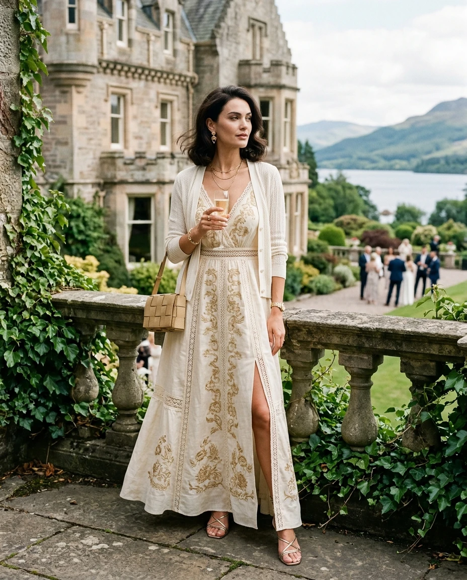 Gemma Deeks Style Guide: Resort chic Holiday parties in Scotland Summer 2026