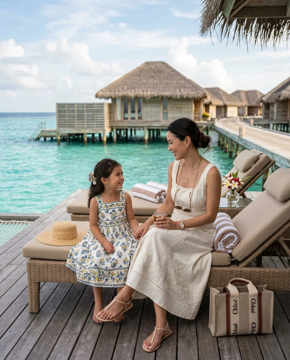Gemma Deeks Style Guide: Resort chic Mother’s Day in Maldives Summer 2026