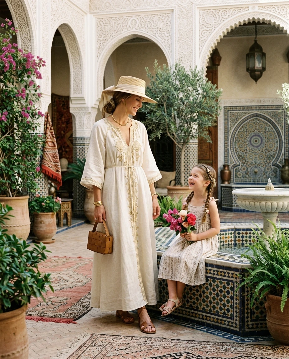 Gemma Deeks Style Guide: Resort chic Mother’s Day in Moroco Summer 2026