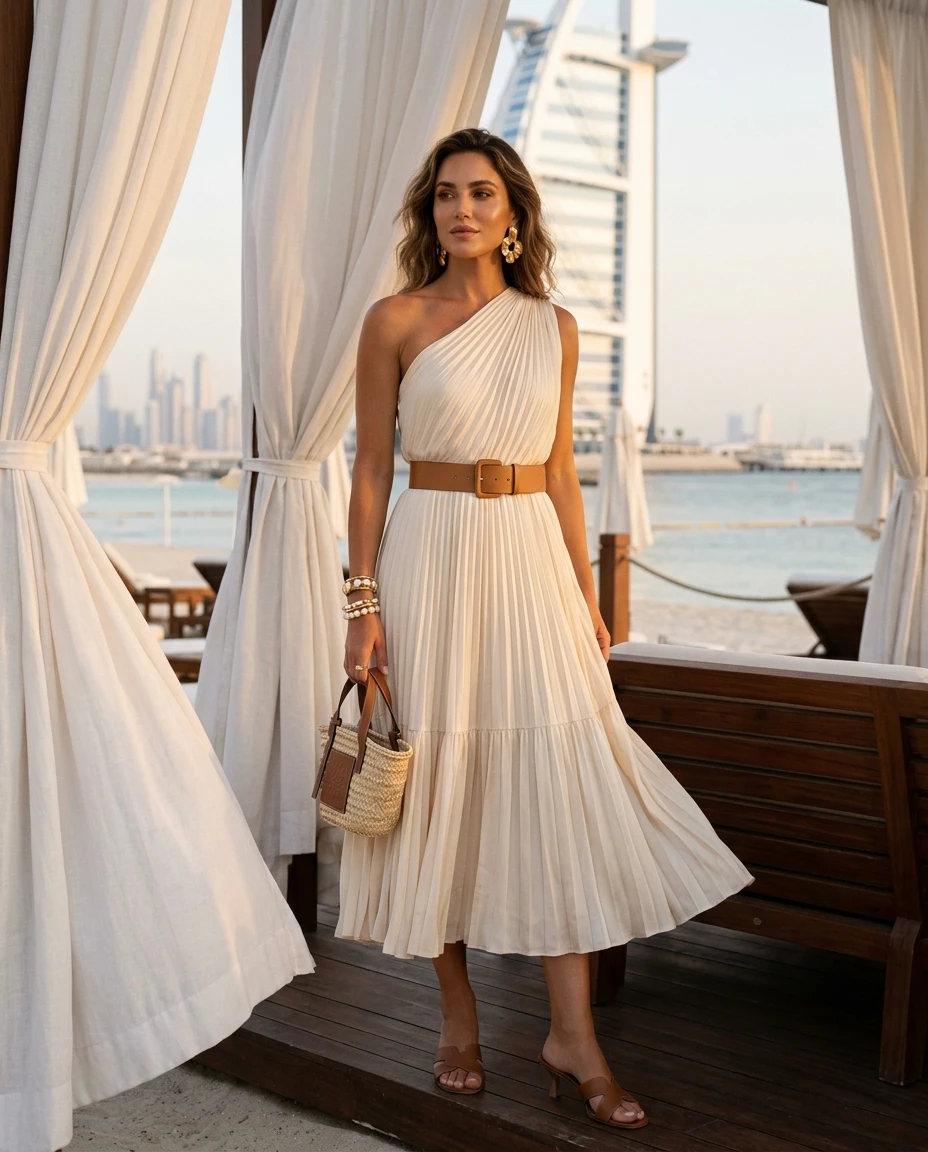 Gemma Deeks Style Guide: Resort Wear Anniversary in Dubai Summer 2026