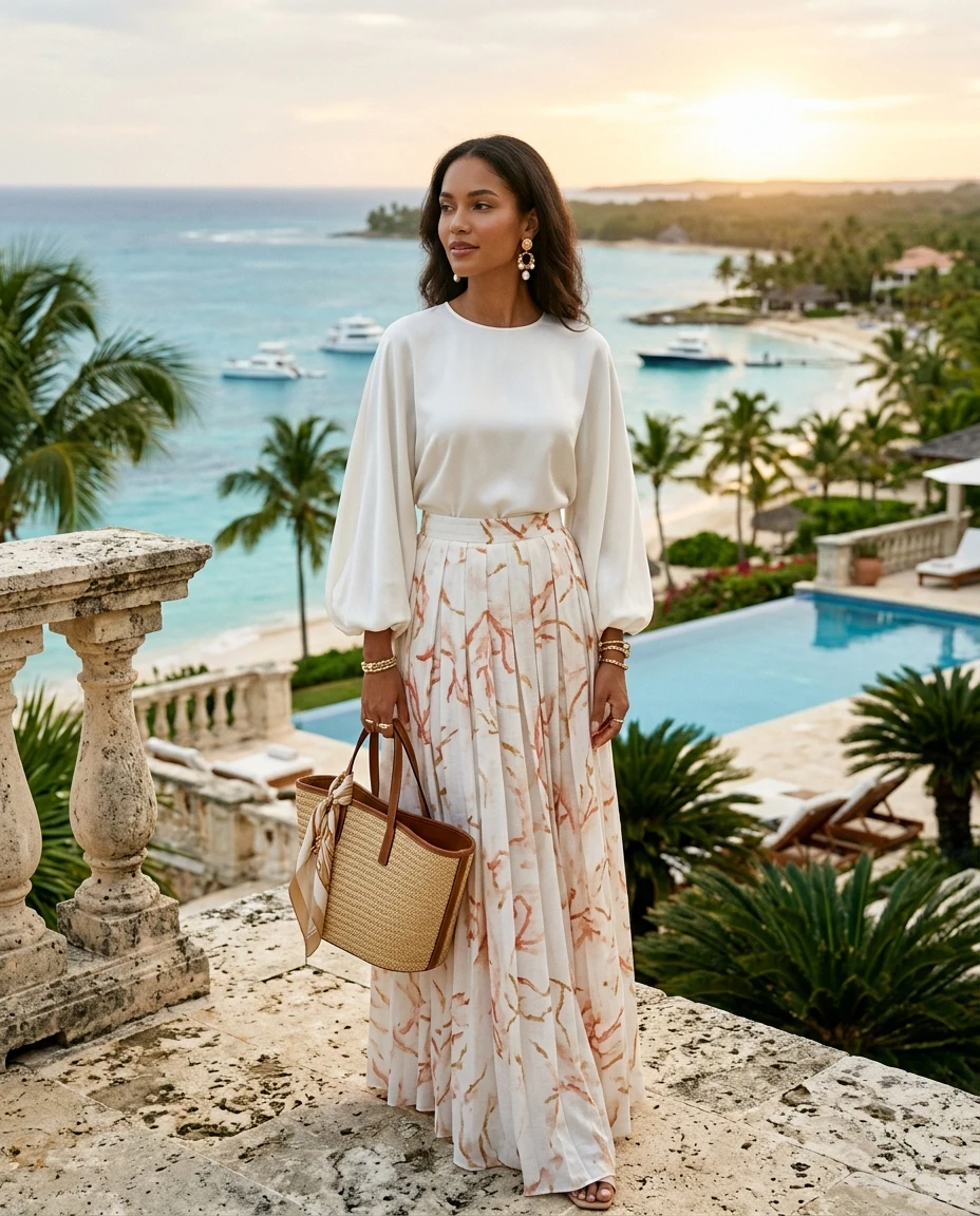 Gemma Deeks Style Guide: Resort Wear Anniversary in La Romana Summer 2026
