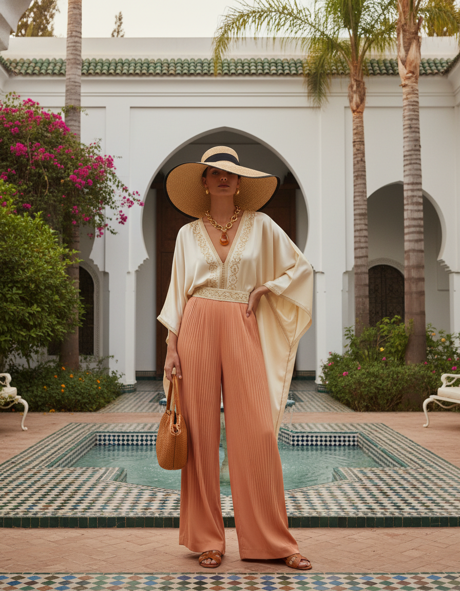 Gemma Deeks Style Guide: Resort Wear Anniversary in Moroco Summer 2026