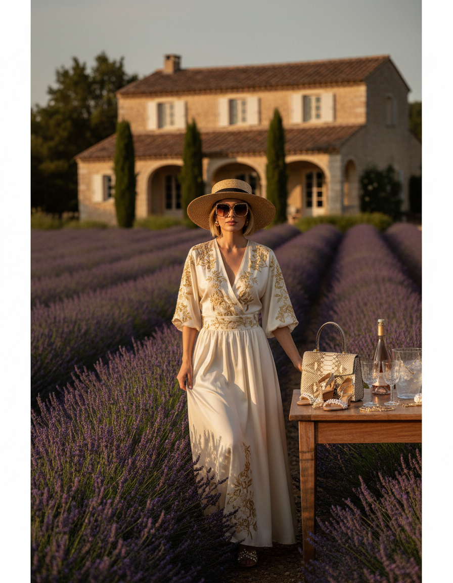 Gemma Deeks Style Guide: Resort Wear Anniversary in Provence France Summer 2026