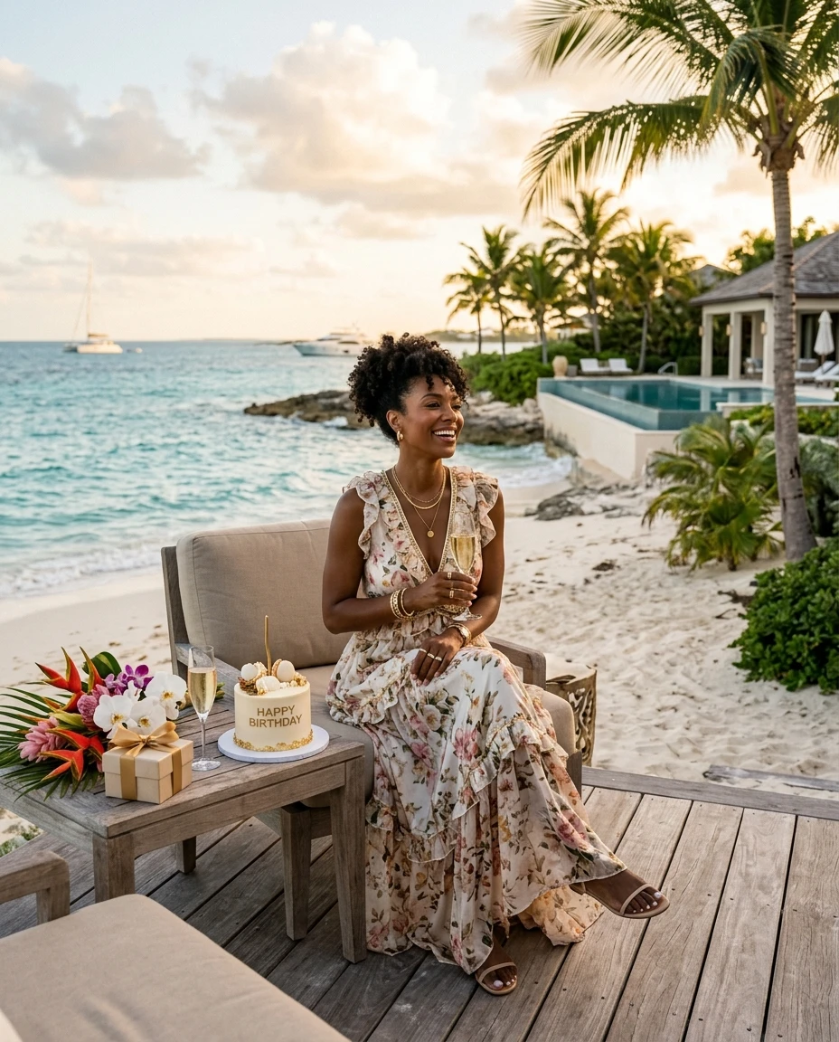 Gemma Deeks Style Guide: Resort Wear Birthday in Bahamas Summer 2026