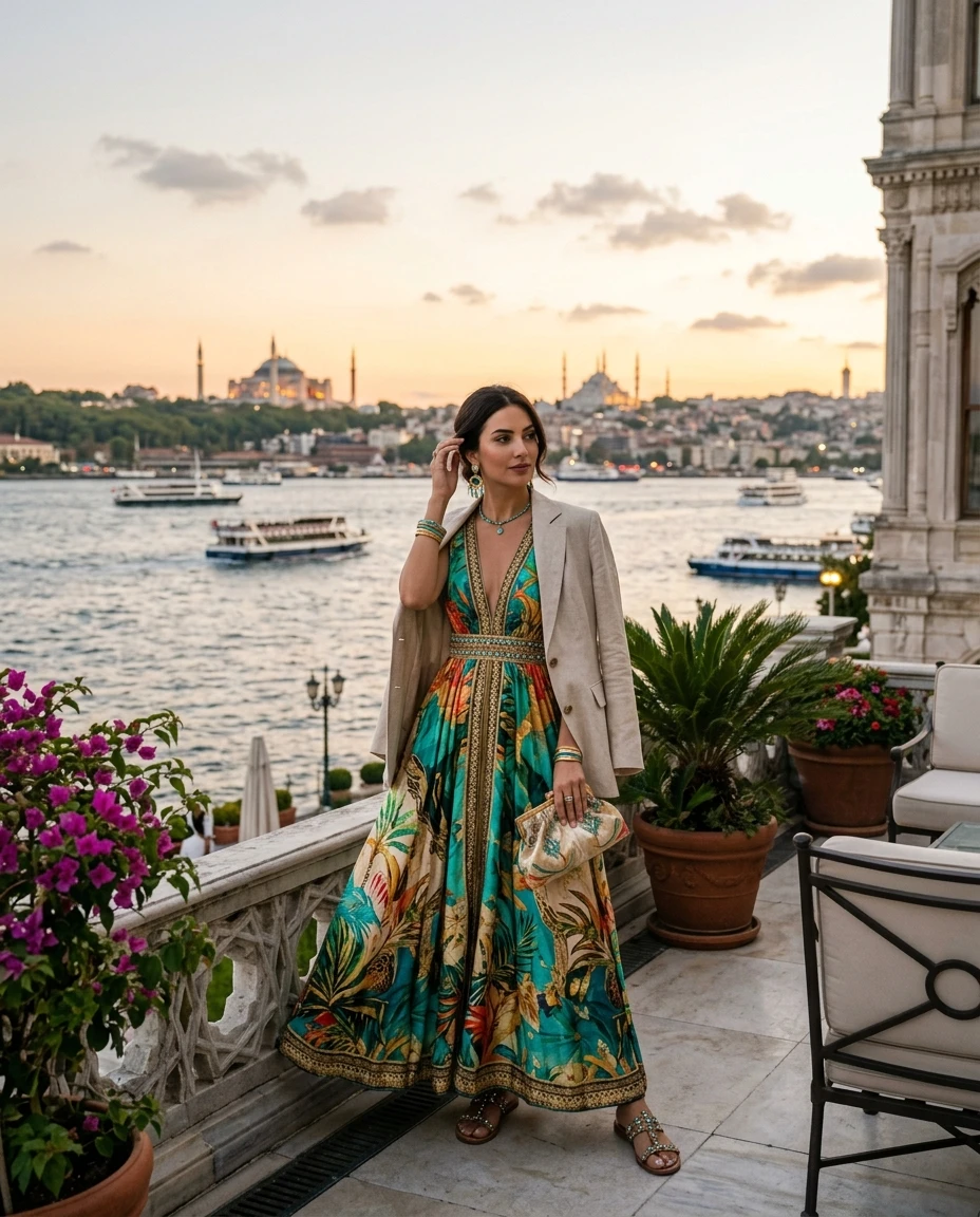 Gemma Deeks Style Guide: Resort Wear Birthday in Istanbul Summer 2026