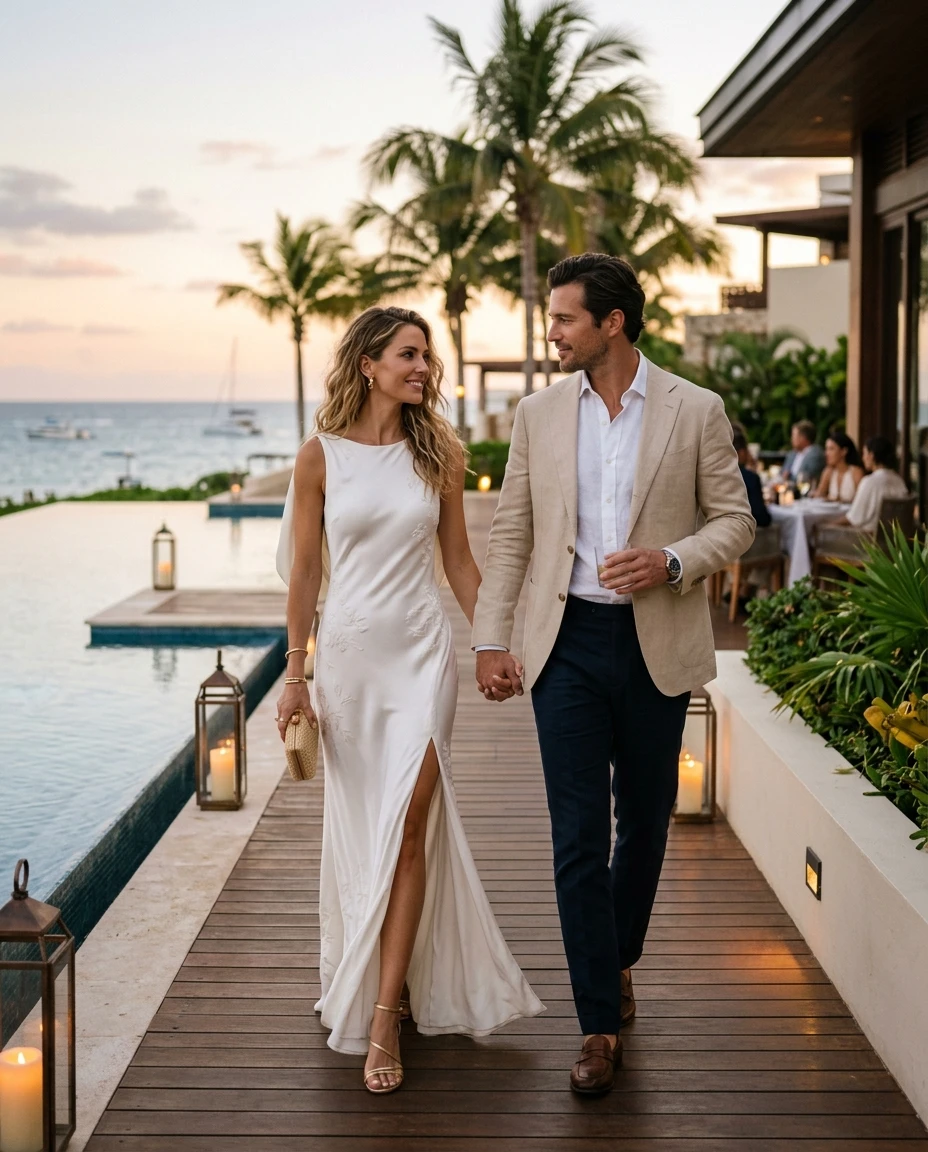 Gemma Deeks Style Guide: Resort Wear Date night in Cancun Summer 2026