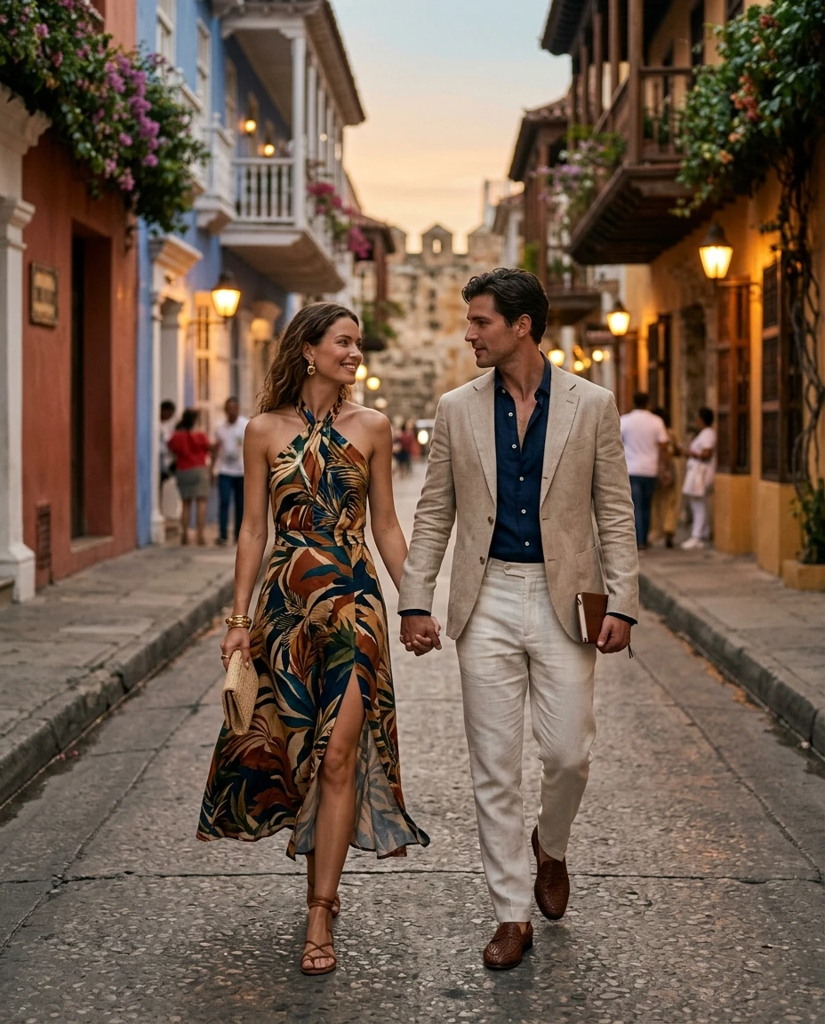 Gemma Deeks Style Guide: Resort Wear Date night in Colombia Summer 2026
