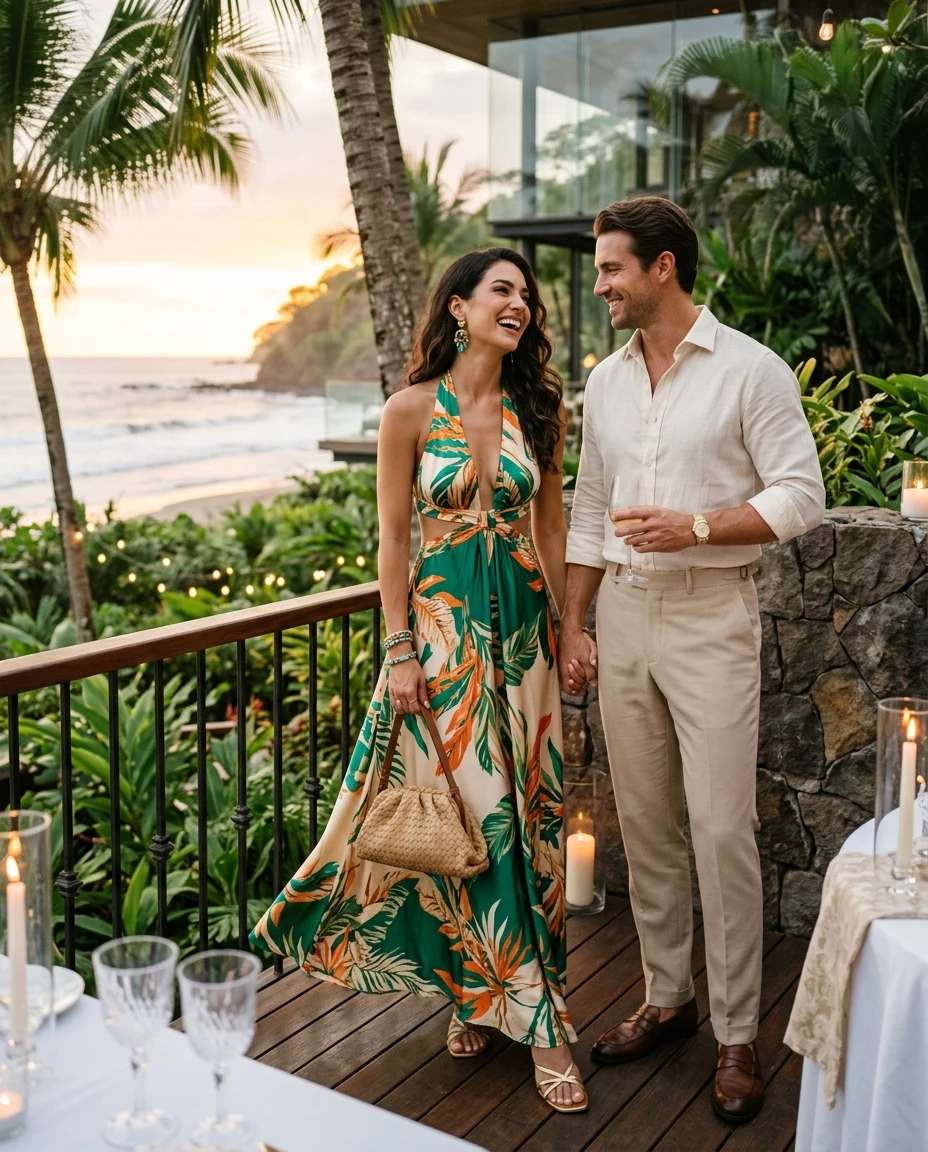 Gemma Deeks Style Guide: Resort Wear Date night in Costa Rica Summer 2026
