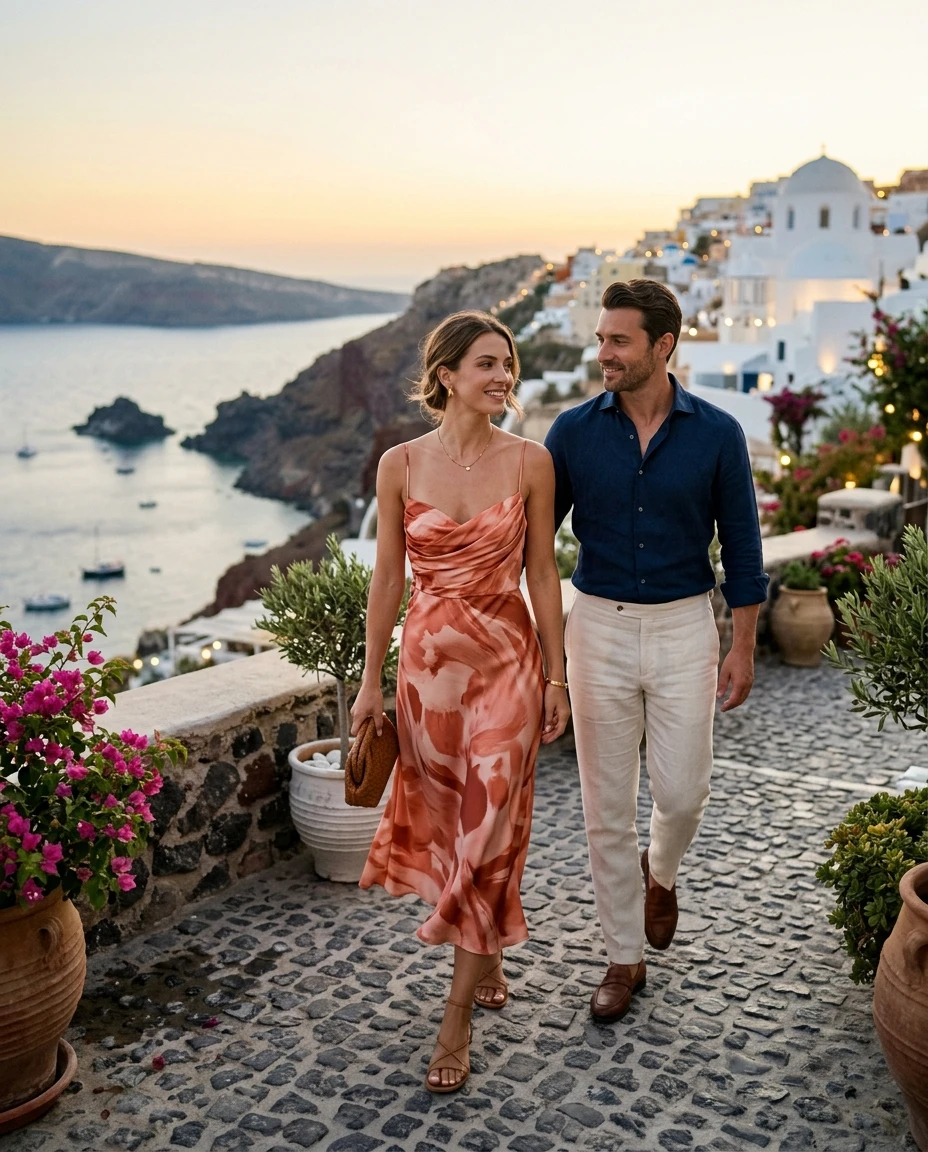 Gemma Deeks Style Guide: Resort Wear Date night in Crete Summer 2026